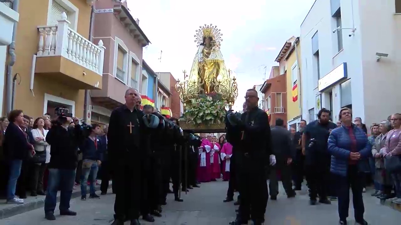 Visita de la Vírgen de los Desamparados a Orihuela